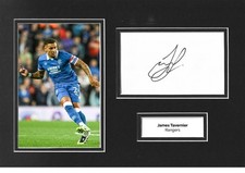 James Tavernier Signed 12x8