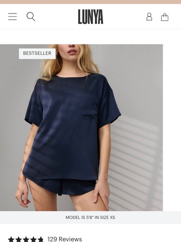 Nwt szm lunya washable silk - lunya,