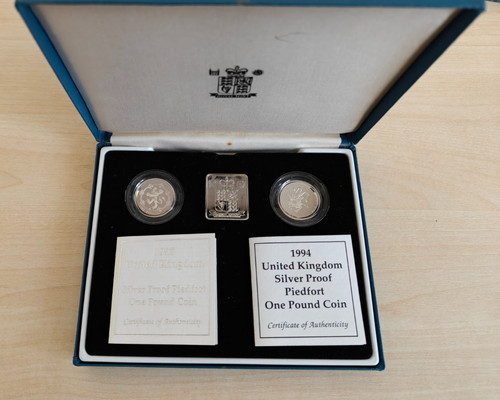 1994 and 1995 - , silver