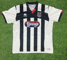 Grimsby Town 2015/2016 Home Football Shirt- Errea- Size Large