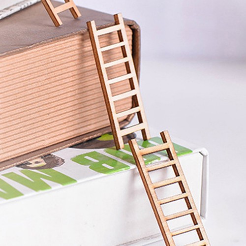 Mini house wooden ladders - house,