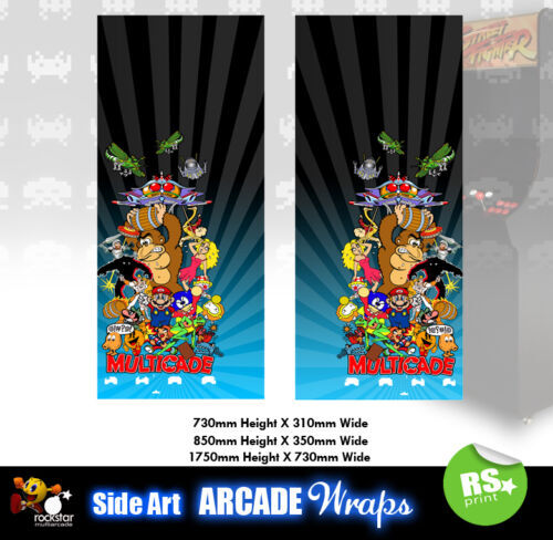 Multicade blue arcade - multicade, side