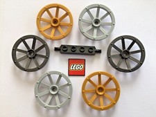 LEGO 4 Large Wagon Wheels with