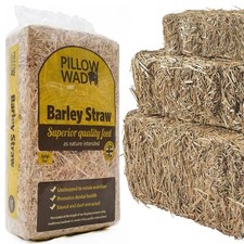Barley Straw Bedding Un-Chopped Soft Animal Bedding For Chickens & Rabbits