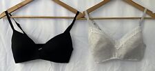 X2 Bras Tu F&F Size 34C Black