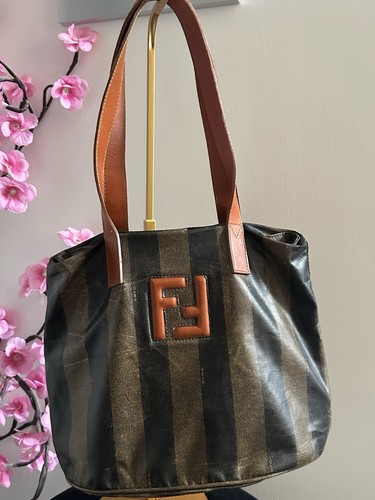 Vintage fendi pequin shoulder - vintage,