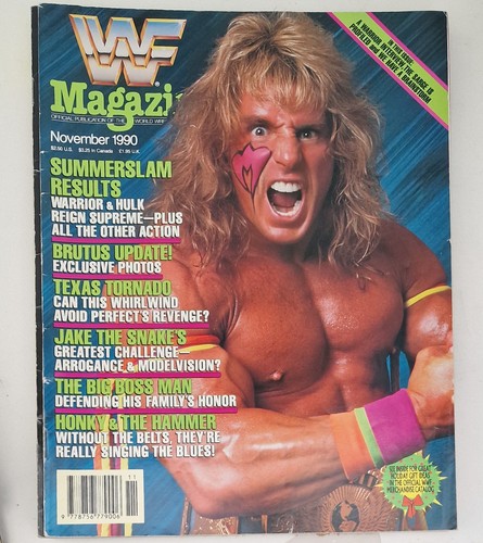 Wwf magazine november 1990 - magazine,