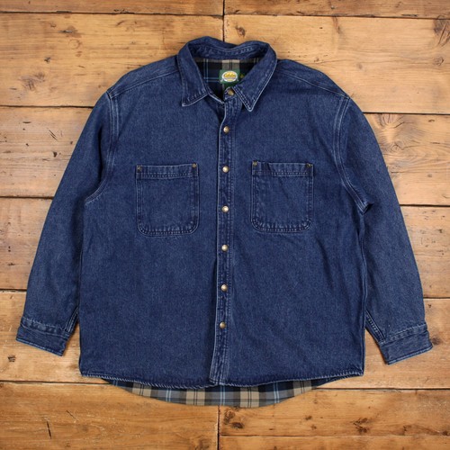 Cabelas denim shirt mens - denim,
