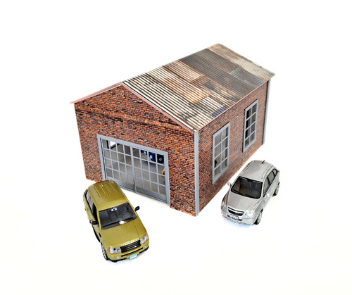 Model car garage - garage, 1/43