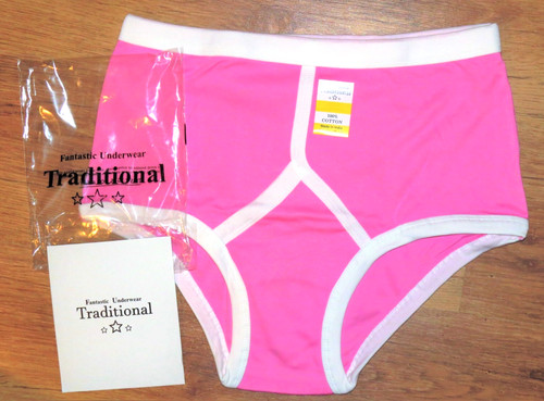 Mens pink front - pink, briefs