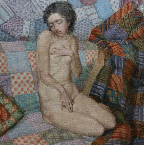 Original oil painting female - oil,