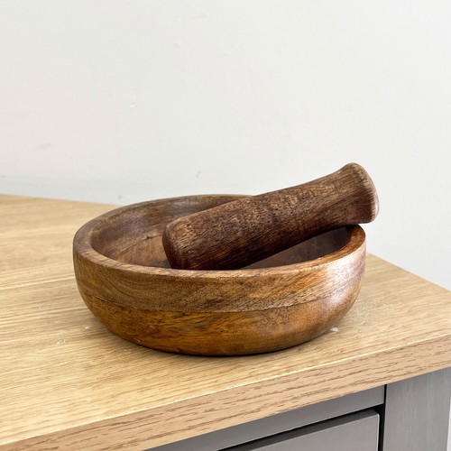 Large wooden pestle and - large,