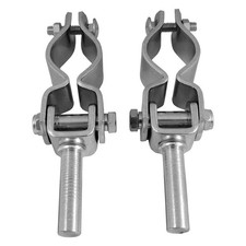Clamp-On 2" L Zinc-Plated