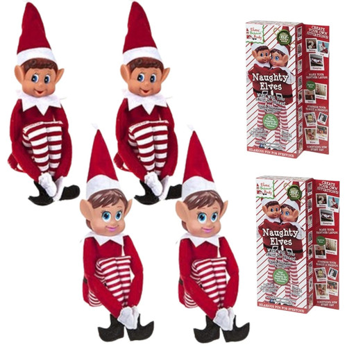 Naughty elf doll behaving - elf,