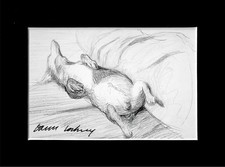 David Hockney Signed postcard