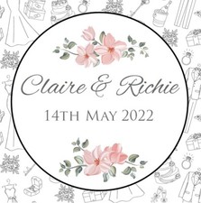 70 x  Personalised Wedding