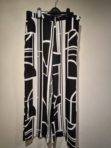 Zara black wide - wide, leg