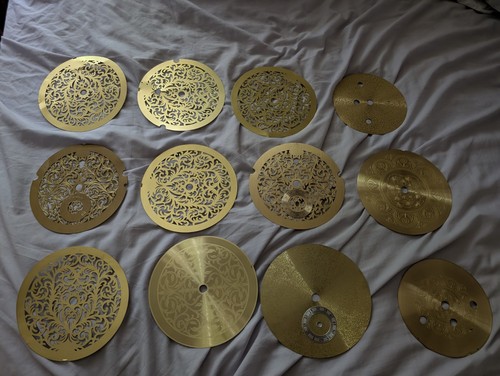 Clock dial face joblot - dial,