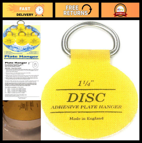 Adhesive plate hanger set 6 - adhesive,