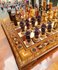 Crusaders Chess Set Handmade