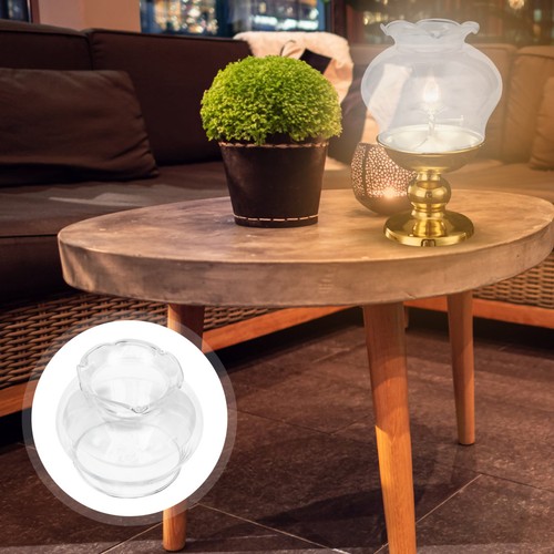 2pcs glass oil lamp - oil, chimney