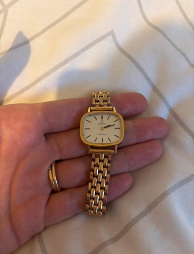 Omega gold tone bracelet - gold-tone,