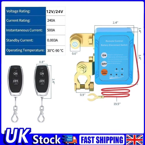 Battery switch disconnect - battery,