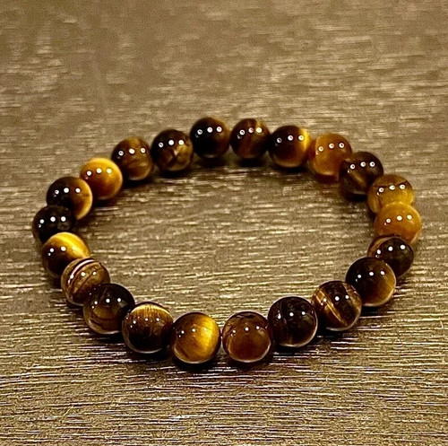 Genuine tiger eye 8mm beaded - genuine,