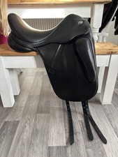 Fairfax Gareth Hughes Monoflap Dressage Saddle 17.5" black Adjustable