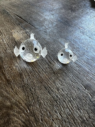 Set two swarovski fish - set,