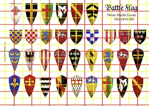 Waterslide decals for - , 54mm