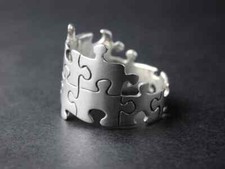 Puzzle Ring, 925 Sterling