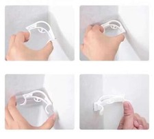 2pcs No-Drill/Nail/Glue Balloon Bunting Ceiling Wall Corner Hanger Hook Bracket