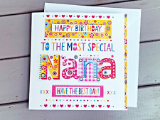 Nana Birthday Card, special greetings card, birthday ideas for best Nana