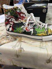 Men's Converse Chuck Taylor Hi Top DC Superman rare special edition UK 9