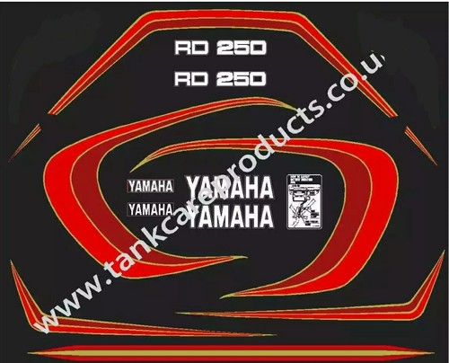 Yamaha rd250lc decal kit - rd250lc,