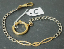 Old Bicolor Pocket Watch Chain
