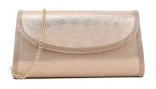 Ladies Faux Suede Clutch Bag