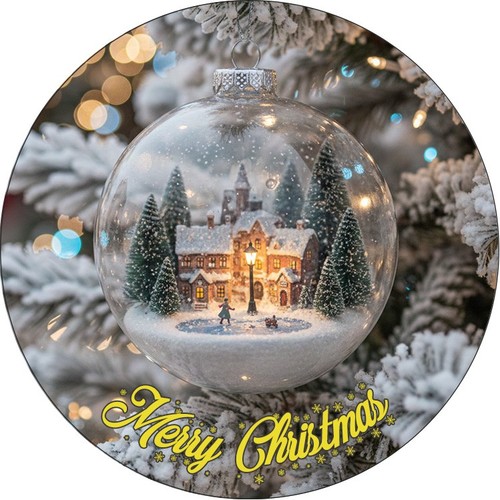 Christmas bauble cake toppers - christmas,