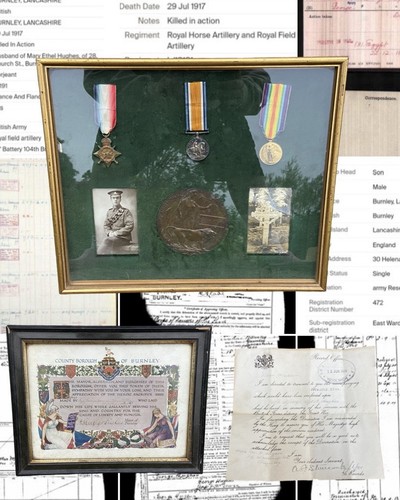Ww1 medal group sergeant - medal,