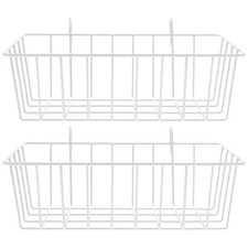 2 Pcs Rabbit Hay Feeder Metal