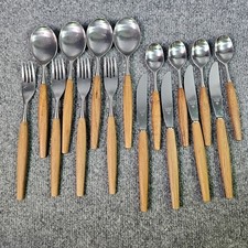 Vtg E.D. WUSTHOF DREIZACK Teak