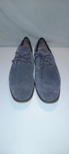 Schmoove Grey Blue Suede Brogues Hand Made EU 45 UK 10.5 - Made In Portugal