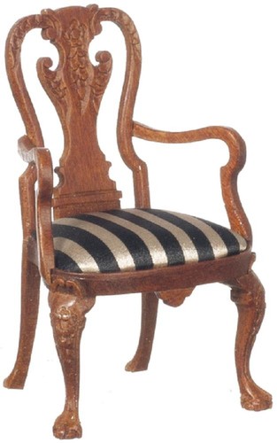 Dolls house walnut queen anne - queen,
