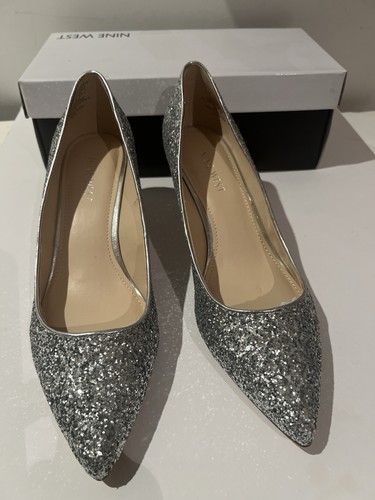 Nine west sequined silver - west,