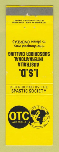 Matchbook cover isd - cover,