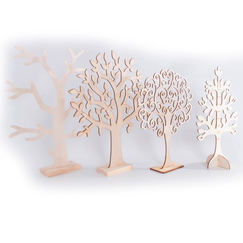 Wooden jewellery stand - wooden,