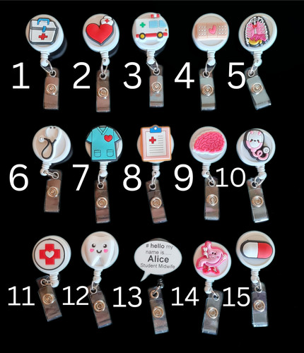 Nurse doctor badge holder - badge,