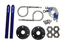 BLUE / METALLIC bonnet hood