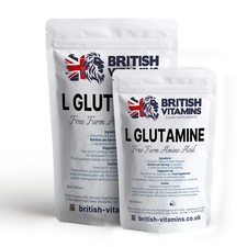 L-Glutamine 1700mg – Free Form Amino Acid in Clean Label Vegan Capsules